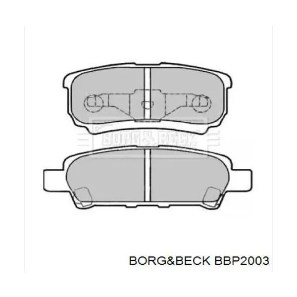 BORG AND BECK BRAKE PADS image